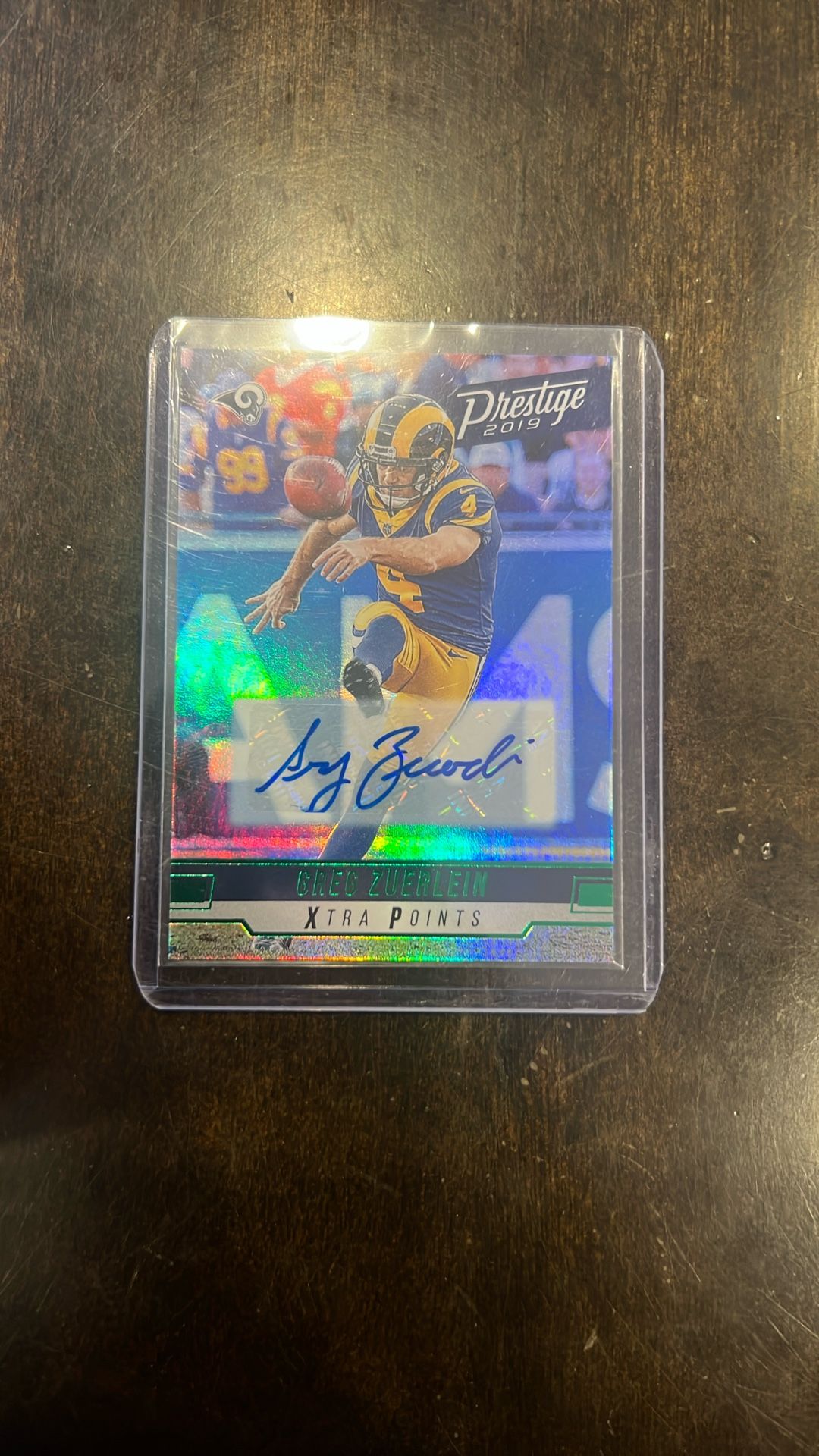 2019 Panini Prestige Greg Zuerlein Auto
