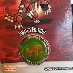 Pokemon Ruby Limited Edition Coin 