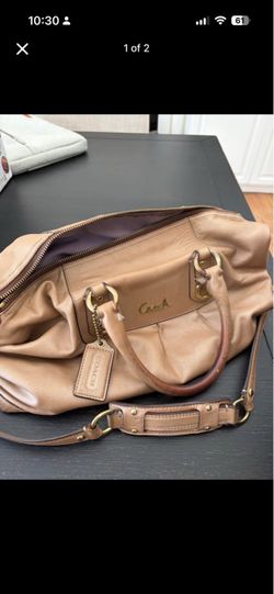 Coach Leather Satchel Handbag
