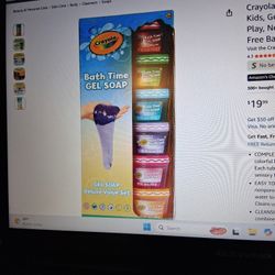  Crayola Bath Time Slime 6- Piece Set. NEW