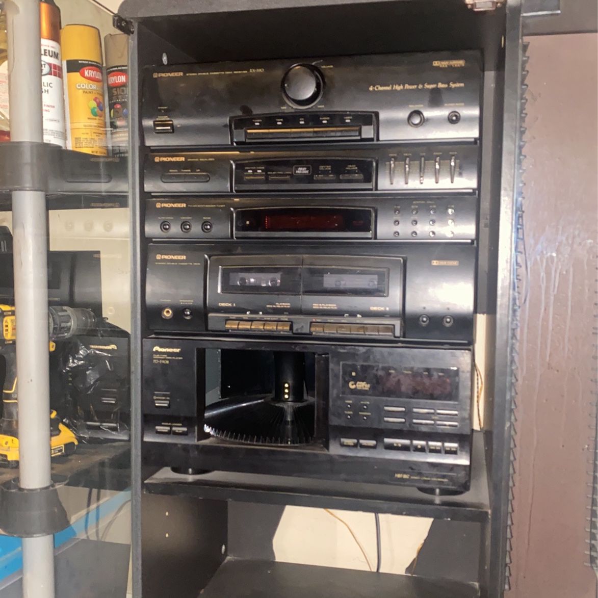 Vintage Pioneer Stereo System 