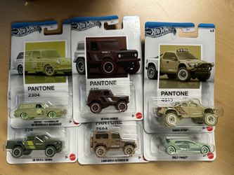 HOTWHEELS PANTONE SERIES 2 set