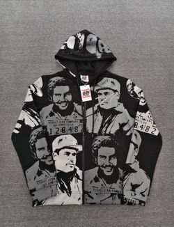 Black pastel asaali zip up