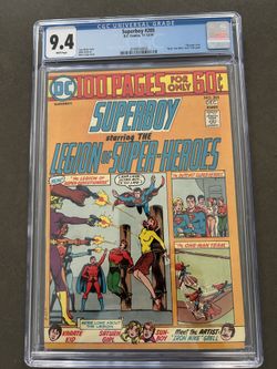 Superboy And The Legion Of Super-Heroes 205 100 Pages CGC 9.4 Bronze Age