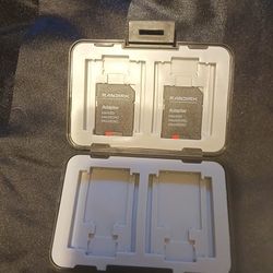 Two 256 GB MicroSDXC Cards With Adapters And Case