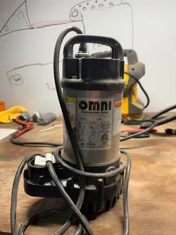 Tsurumi 2-OM 2,400 GPH Pond & Waterfall Pump with 1/5 HP - $150
