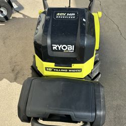 RYOBI 40V HP Brushless 18 in. Battery Powered Rear Tine Tiller (Tool Only)