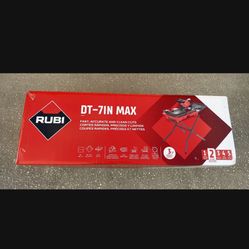 Rubi 7” 4.8 Amp Wet Tabletop Tile Saw