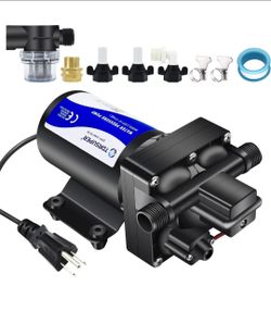 Water Pressure Booster Pump, 110V AC Water Diaphragm Pump,