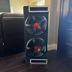 6-7 Month Used ALPHASONIK 1500 Watts Dual 12" Subwoofers