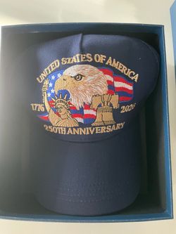 250th Anniversary USA Baseball Cap with 2 pins