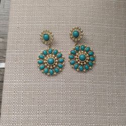 Turquoise Chandelier Earrings 