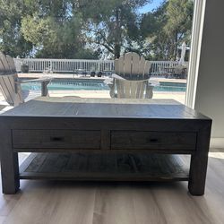 Coffee Table form Living Spaces!!! Large! With storage! Rustic! i