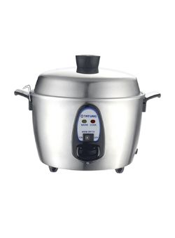 Tatung – TAC-06KN(UL) – 6 Cup Multi-Functional Stainless Steel Rice Cooker – Silver
