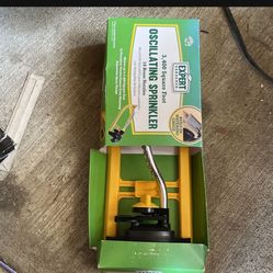 3,400 Square Foot Oscillating Sprinkler For Garden Water