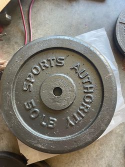 Standard Weight Plates (Pair of 50s) 1 inch holes