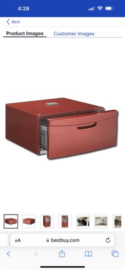 Samsung Pedestal (Washer/Dryer) Red