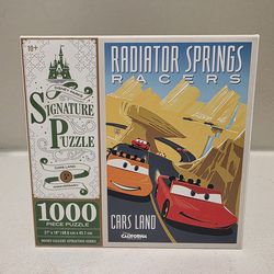 Disney Parks Cars Land Signature 1000 Piece Puzzle NEW