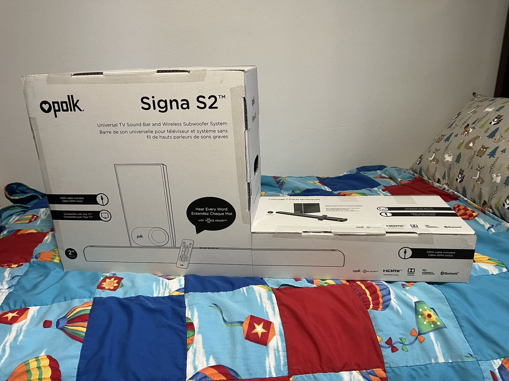 Polk Audio Signa S2 Sound Bar & Wireless Subwoofer