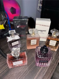 Perfumes Dior-Chanel-Valentino-Burberry