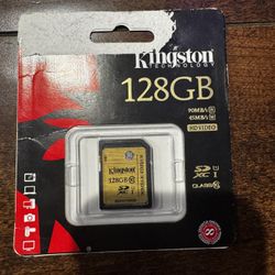 128gb kingston SD Fast Memory 