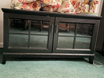 Crate & Barrel Paterson Black 48" Corner Media Console – DISCONTINUED