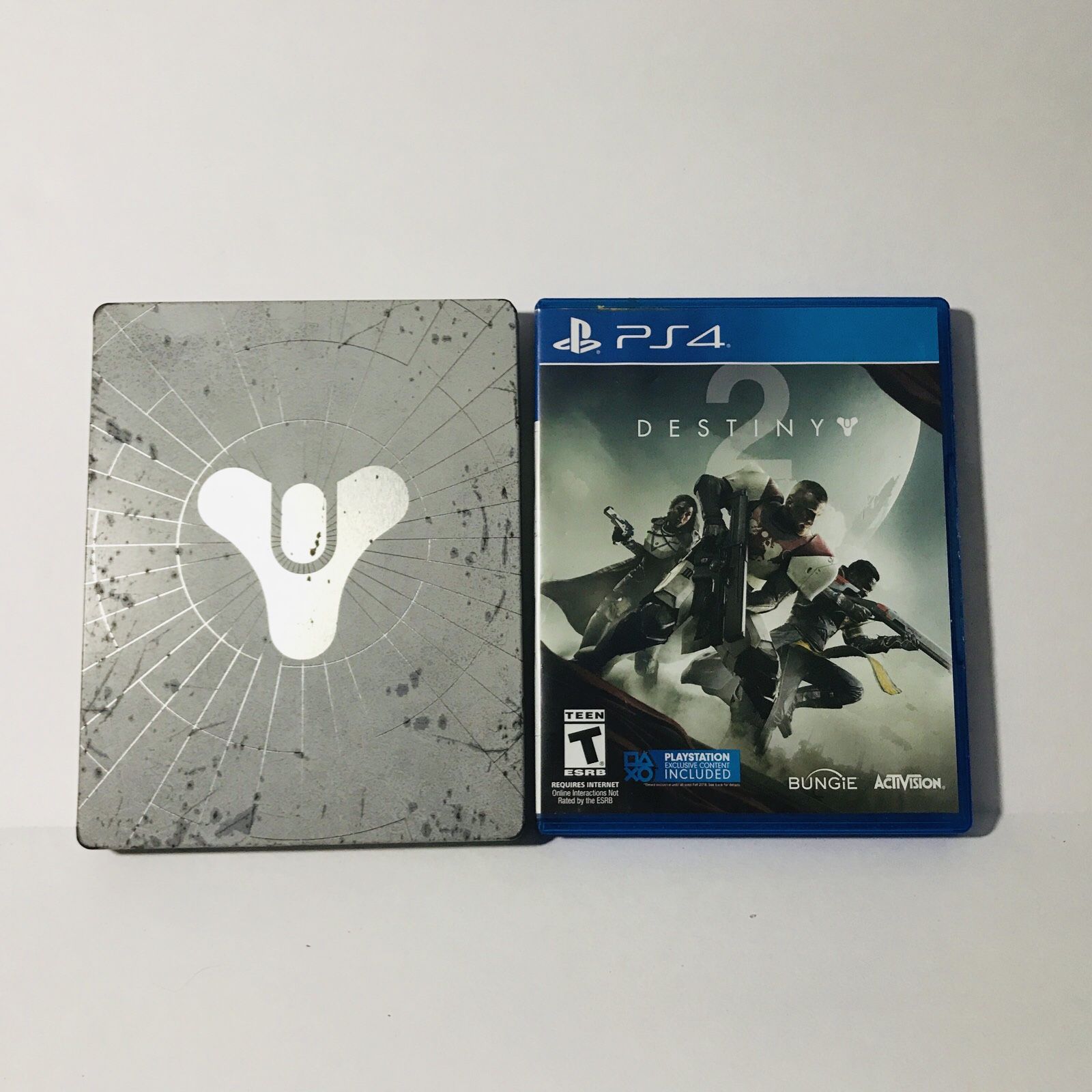 Destiny Limited Edition Steelbook Metal Case & Destiny 2 Playstation 4