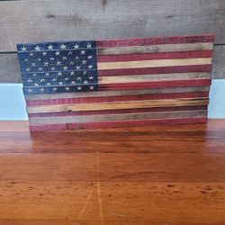 Decorative Wood Flag 
