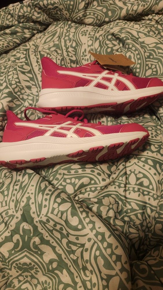 Asics Kids' Grade School Jolt 4 Pink Sneaker Shoes 2535 Size 6  1/2 