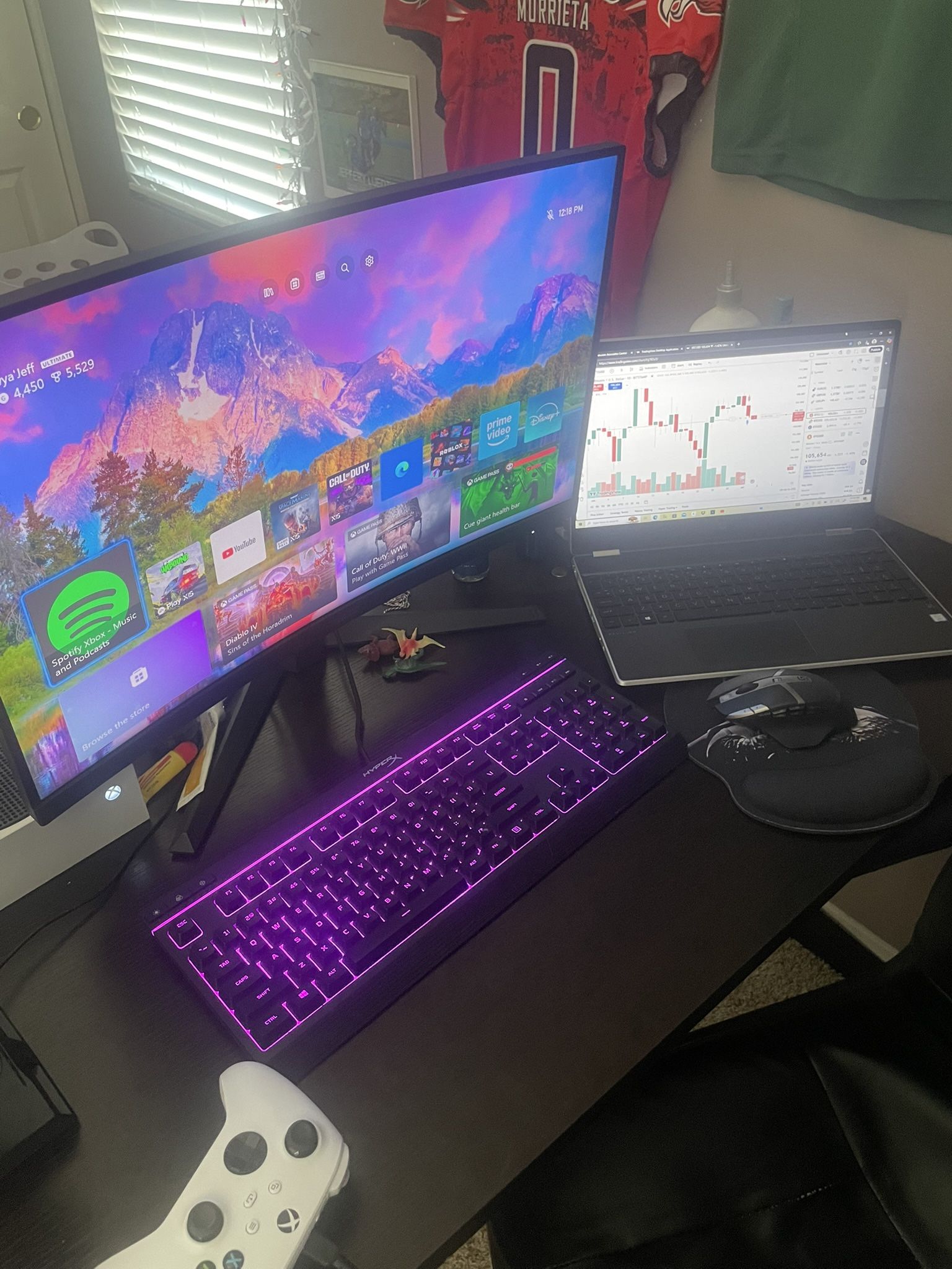 Curved Asus Gaming Monitor 180HZ