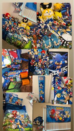 🦔💙 HUGE Sonic the Hedgehog Room Collection Bundle — Plushies, Figures, Decor & More!