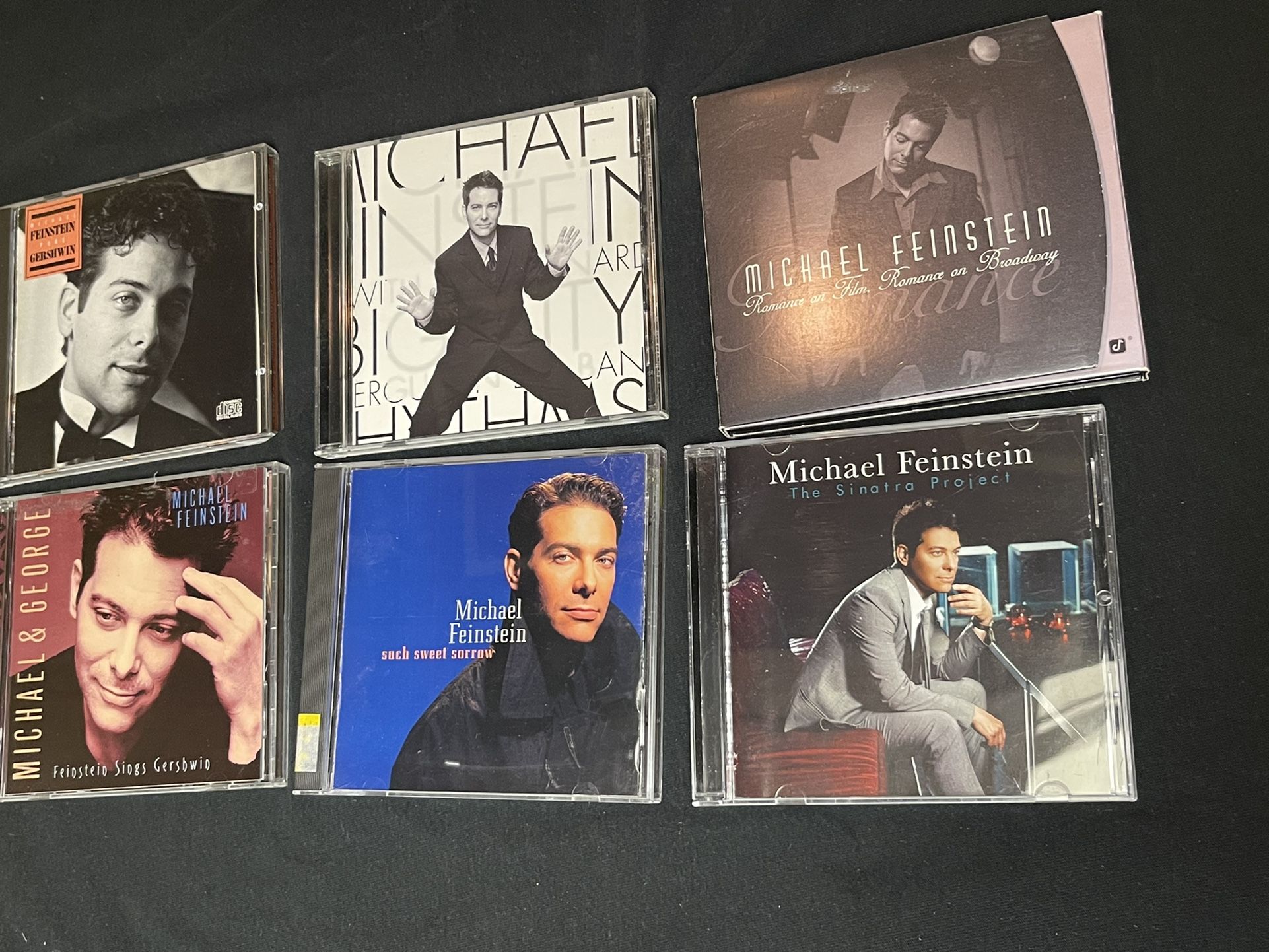 Michael Feinstein lot of six CDs Gershwin, Broadway etc.