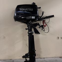 Tohatsu 6hp low hours outboard motor long shaft MADE IN JAPAN