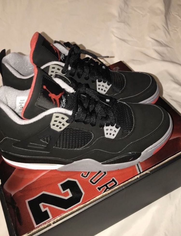 Jordan Retro 4 Bred 4s