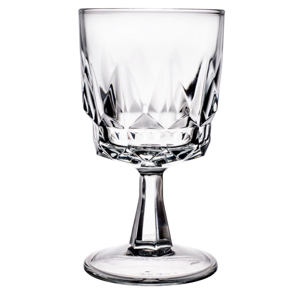 4 Vintage Arcoroc France ARTIC Crystal Clear 5 3/8" Claret Wine Glass Set