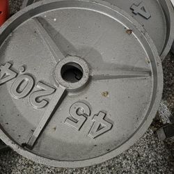 Olympic Weights  With Bar