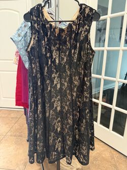 Metaphor Black Lace Dress Size 14W