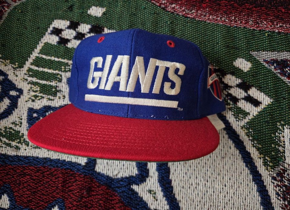 Vintage 90s NFL New York Giants Snapback Hat