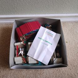 Mr Christmas Holiday Carousel Musical Horses