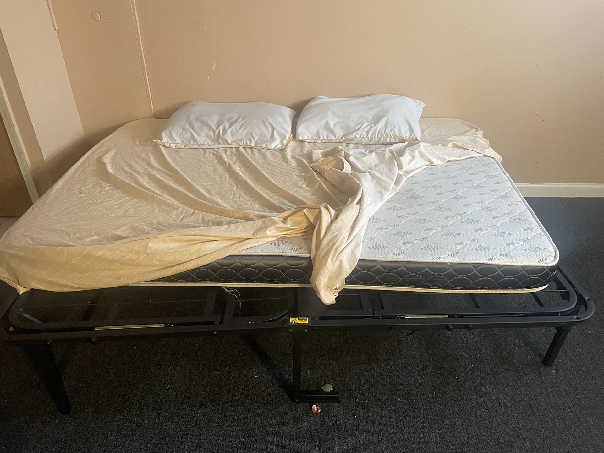 Foldable Bed With Mattress