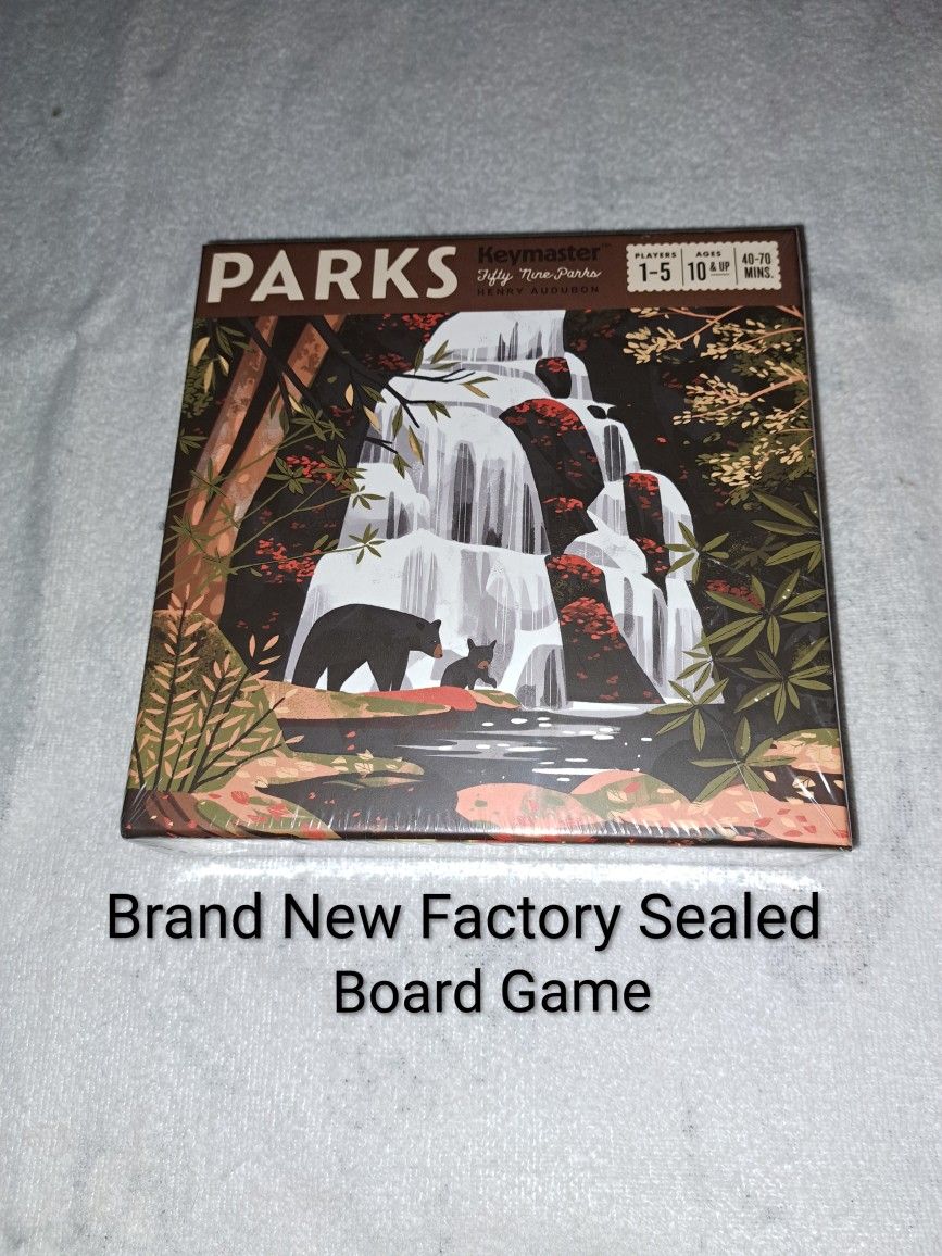 Brand New Factory Sealed Parks Board Game (Hike Trails & Visit National Parks)