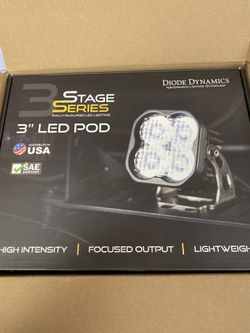 Diode Dynamics SS3 Sport 3" LED Pod White Combo Standard (Pair)