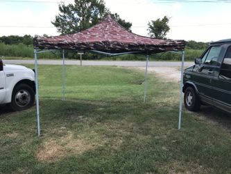 9 1/2' x 9 1/2' canopy, up to 6' high $120 obo