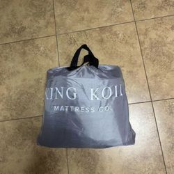 King Koil Air Mattress Queen with Built-In Pump, 20" Luxury Pillow Top Inflatable Airbed for Home, Camping, or Guests - Adjustable Firmness, Slip-Resi