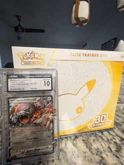 30TH ANNIVERSARY ETB SEALED! W FREE GEM MINT 10 URSALUNA
