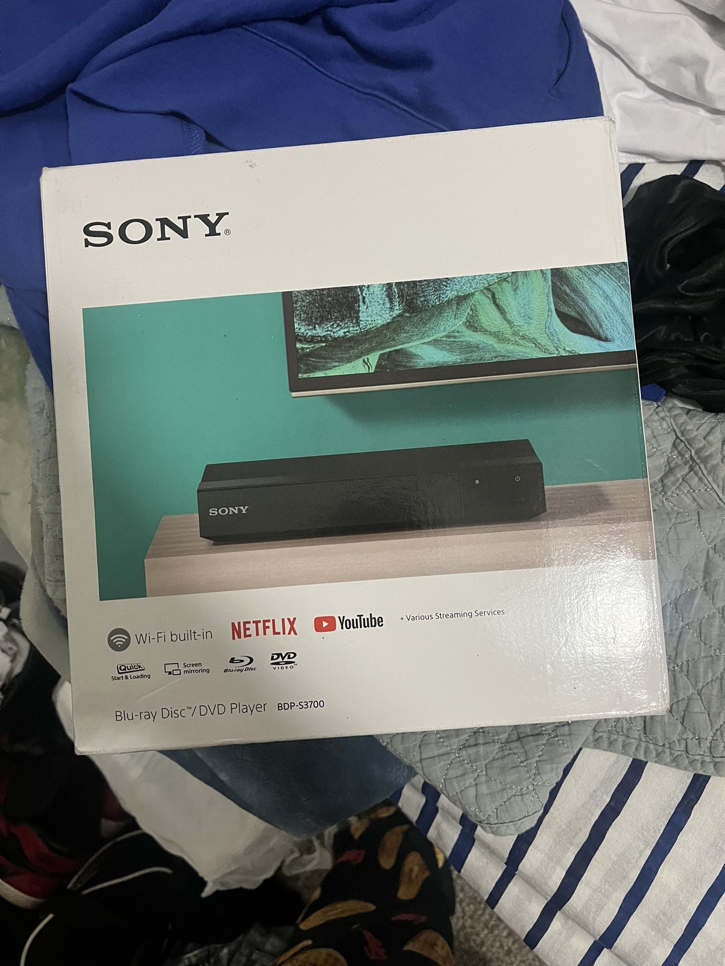 Sony DVD,blue ray,smart box 