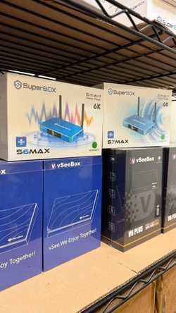 VSee Box V6 Max V See Box V6 Plus Superbox S7 Max Super Box S6 Max - TV Media Devices