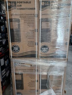 Get New Ac's With Warranty.  12000btu Portable Ac By LG smart WiFi.  Over 600 square foot coverage.