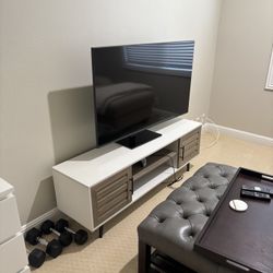 55” Samsung TV And Console