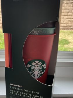 Starbucks Reusable Glitter Cups